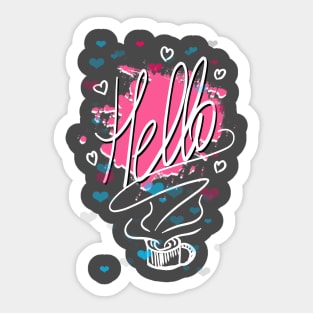 Hello Sticker